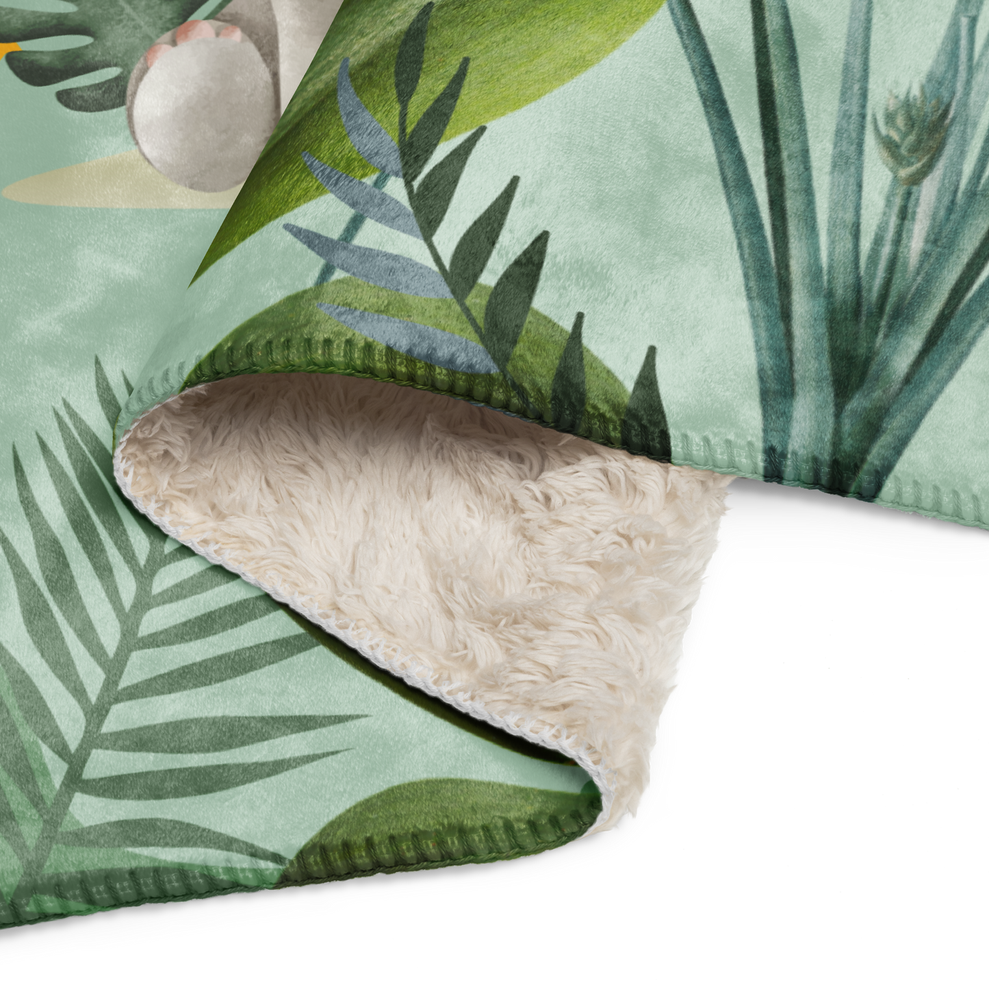 Sherpa Plaid – Kids Collectie 'Wilde Dieren'