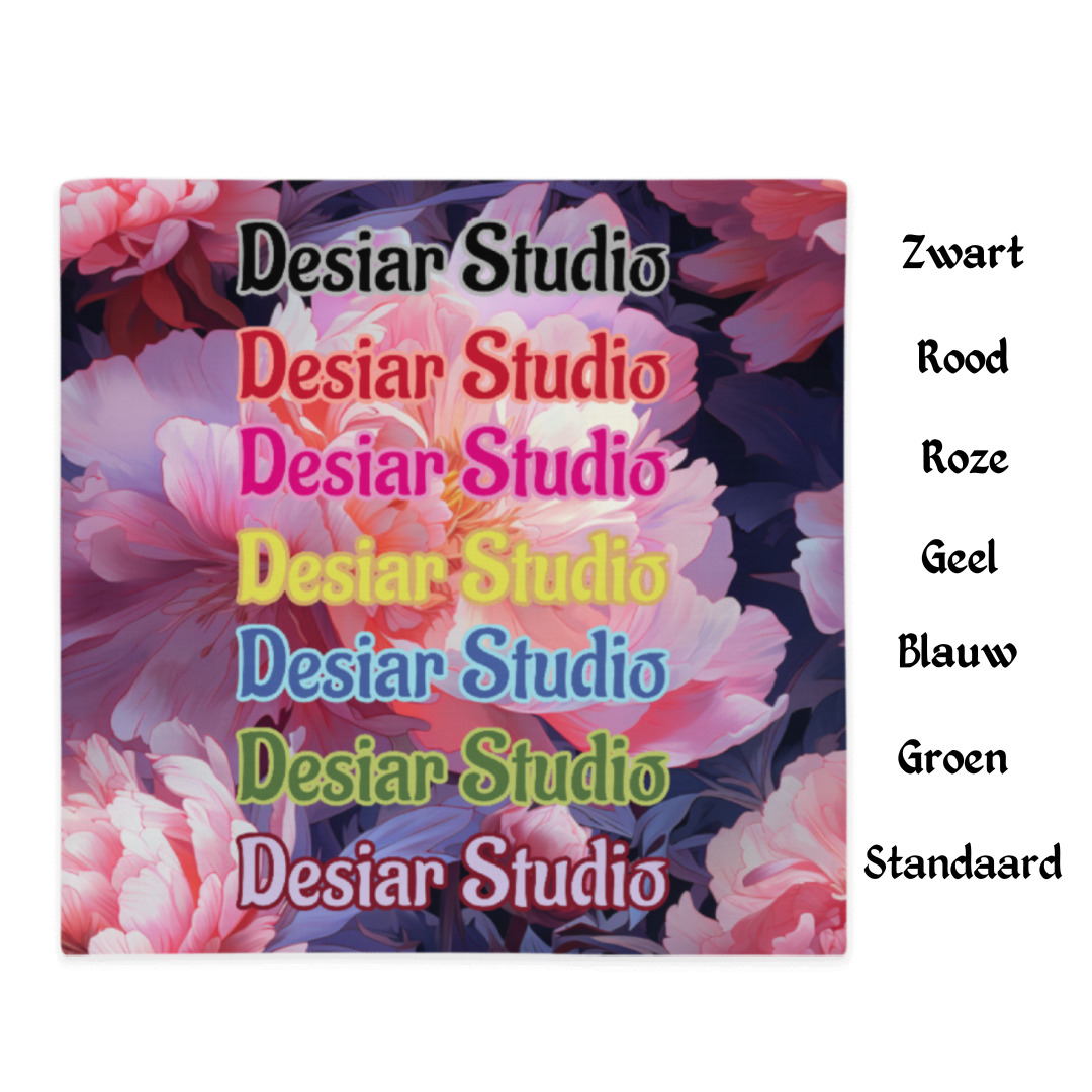 Japanse Pioenroos, Kussenhoes