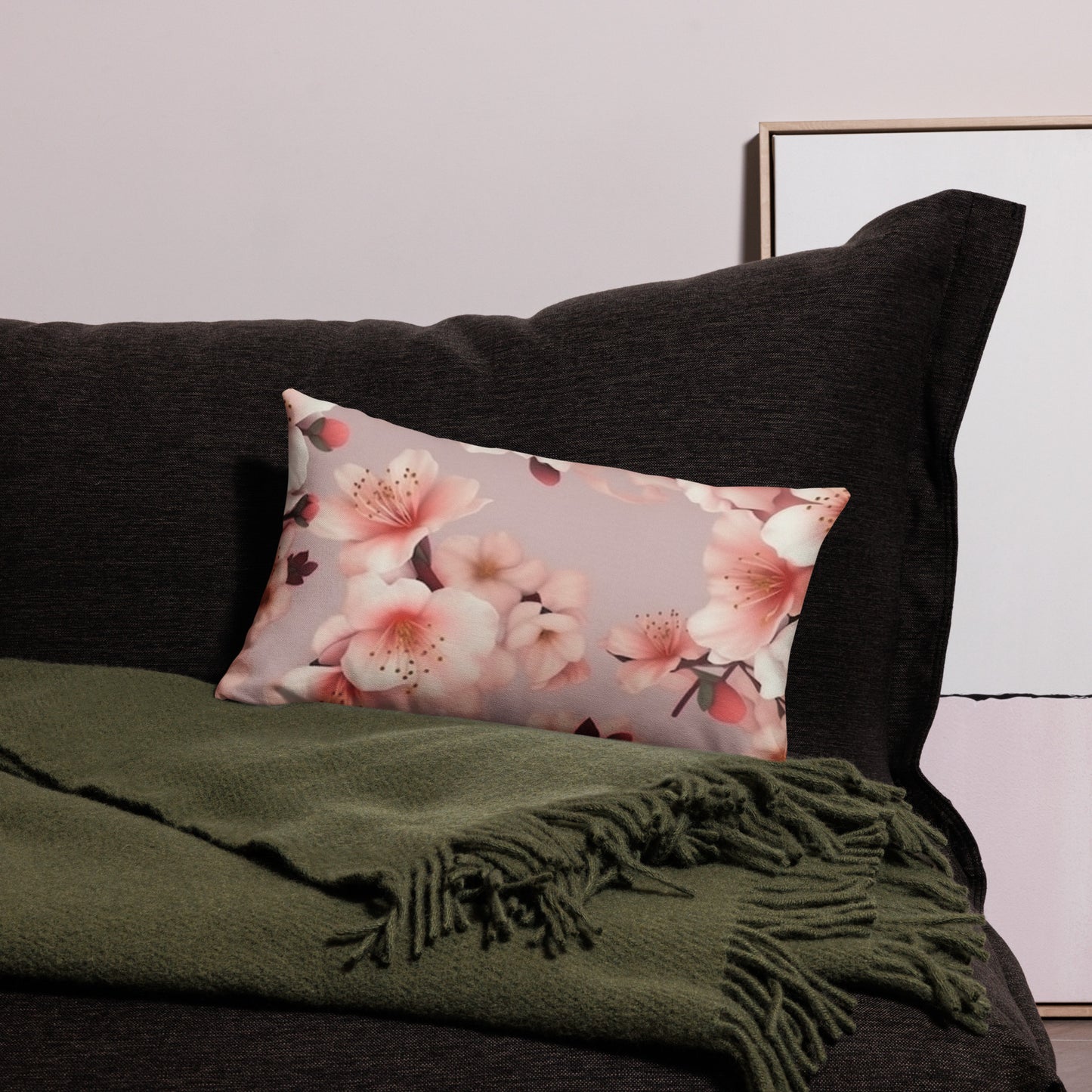 Sakura Beige/Roze, Kussen